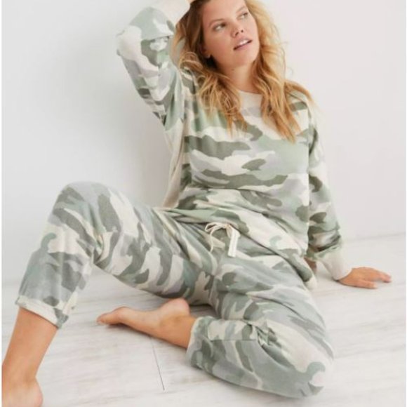 SET: Aerie Good Vibes Matching Set - NWT - Picture 1 of 6
